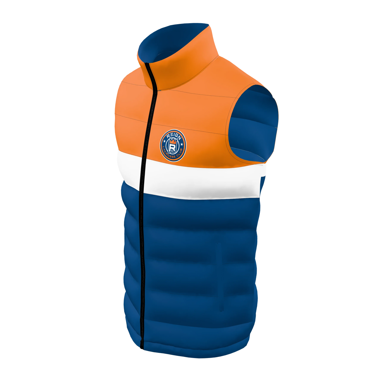 Custom Sublimated Men's Puffer Vest — alternate view 1