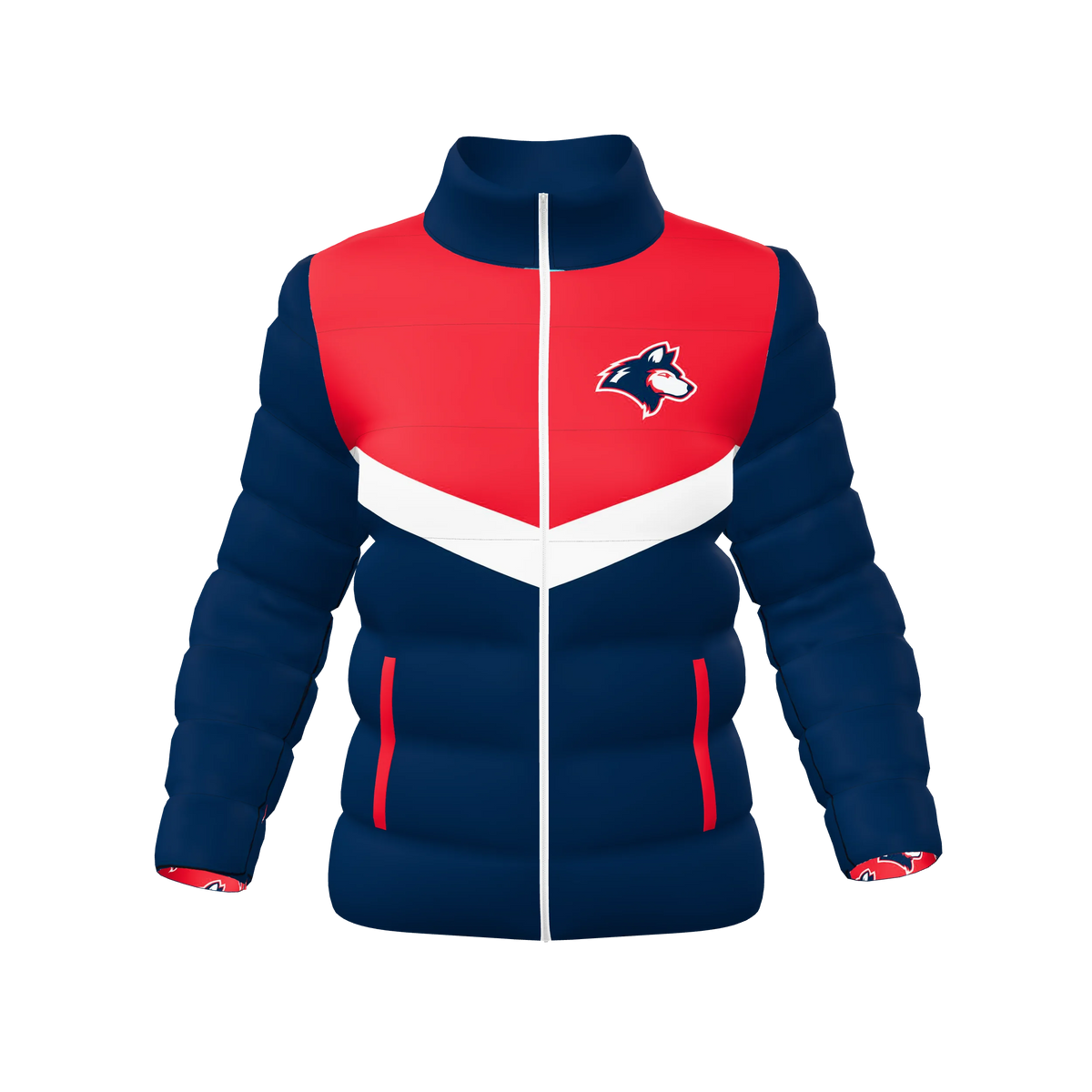 Custom Sublimated Women's Puffer Jacket