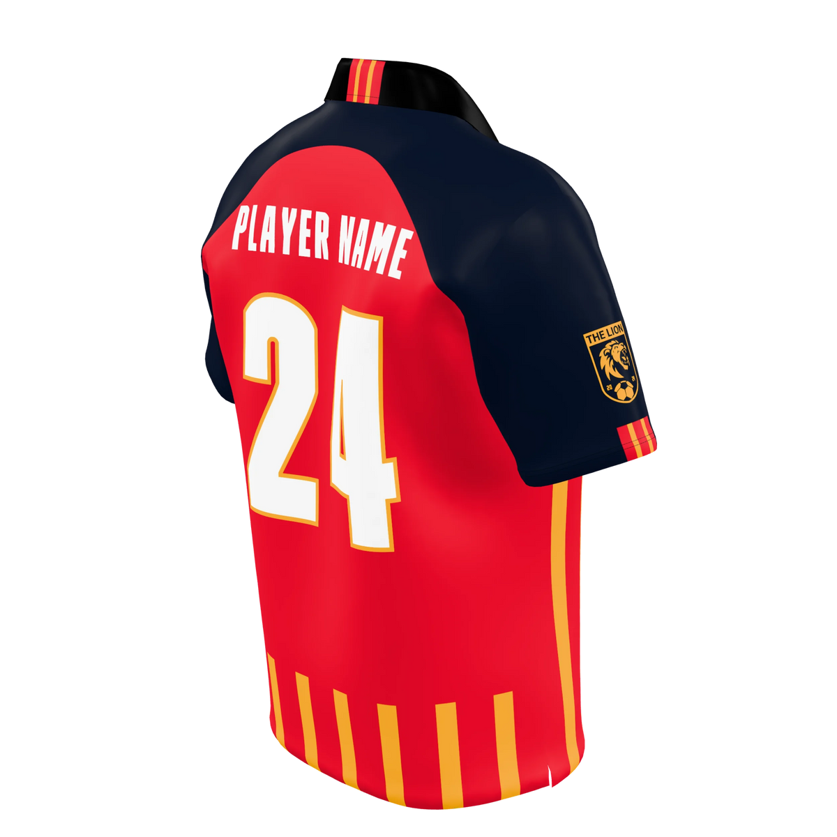 Custom Sublimated Men's No-Button Polo — supplier view 6