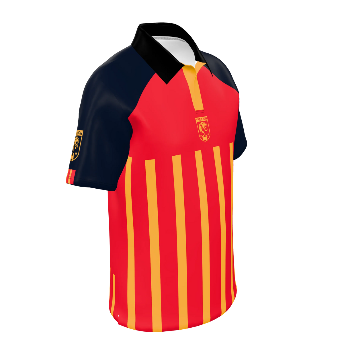 Custom Sublimated Men's No-Button Polo — supplier view 8
