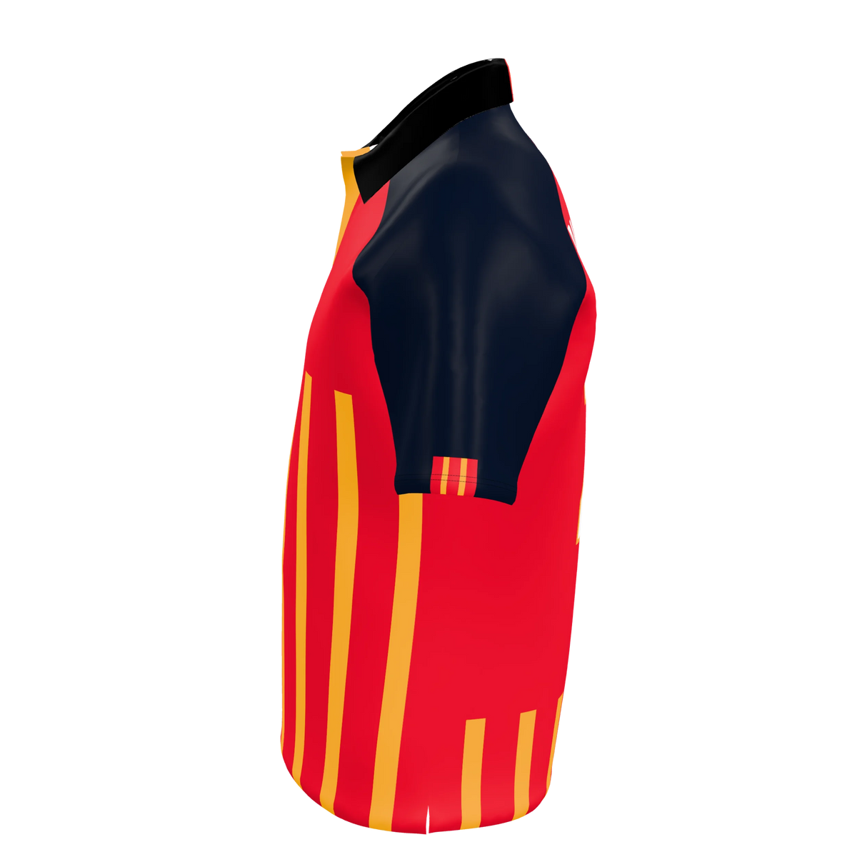 Custom Sublimated Men's No-Button Polo — alternate view 2
