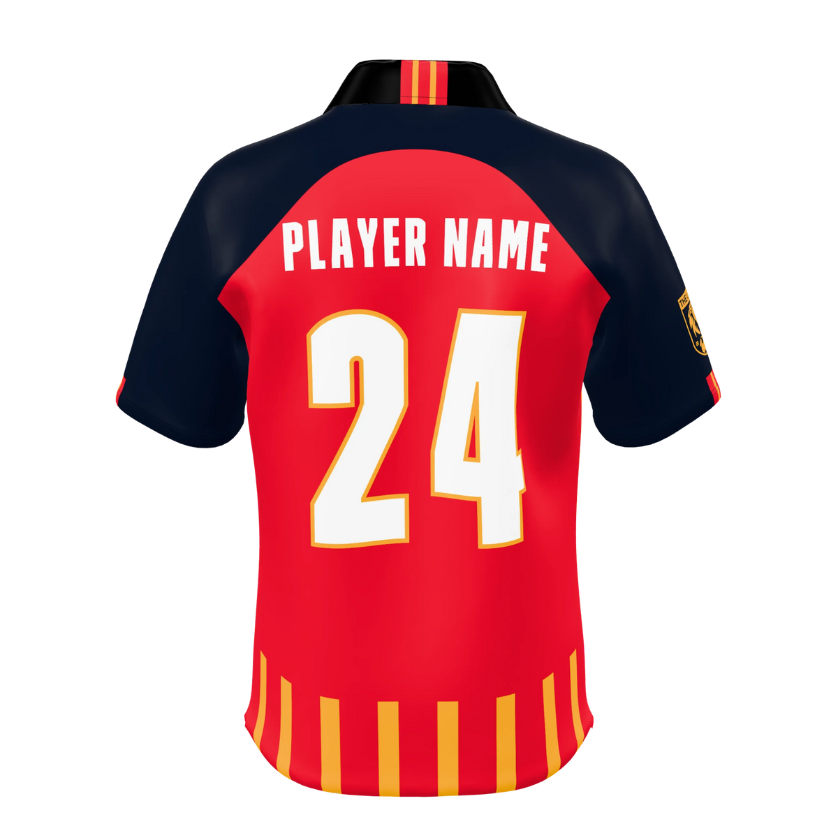 Custom Sublimated Men's No-Button Polo — alternate view 3