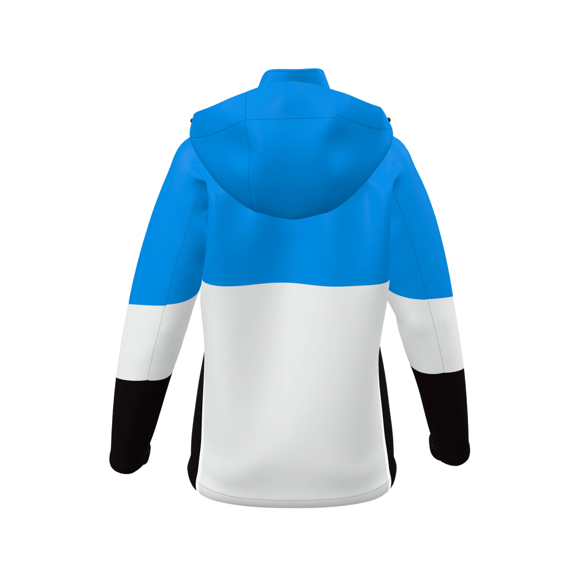 Custom Sublimated Women's Lined Full-Zip Windbreaker — alternate view 3