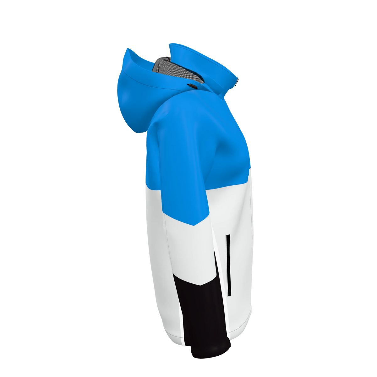 Custom Sublimated Women's Lined Full-Zip Windbreaker — alternate view 4