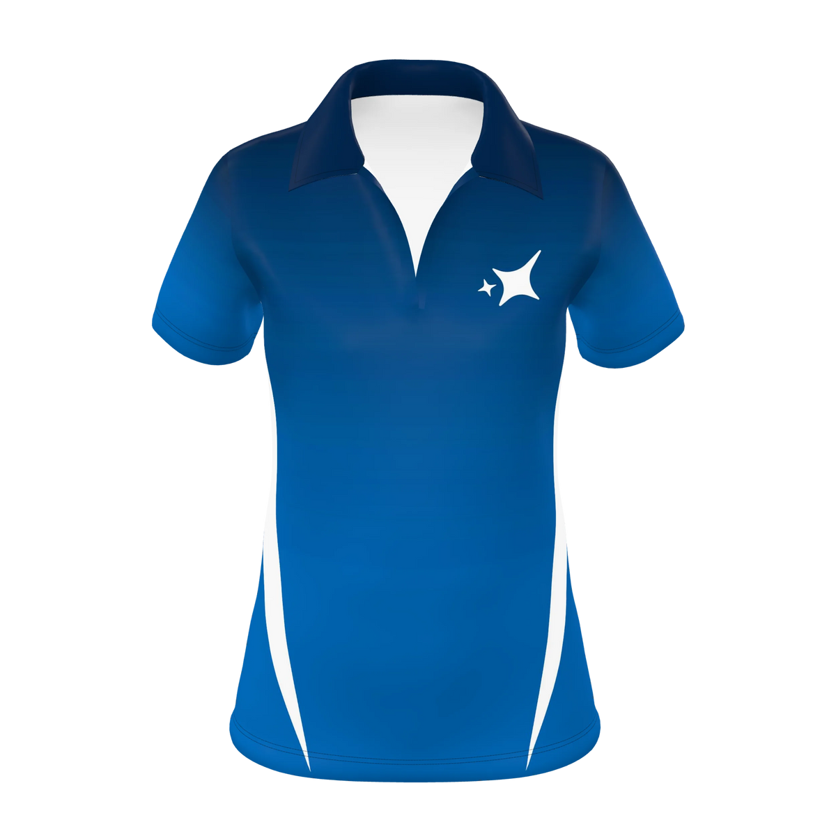 Custom Sublimated Women's V-Neck Polo