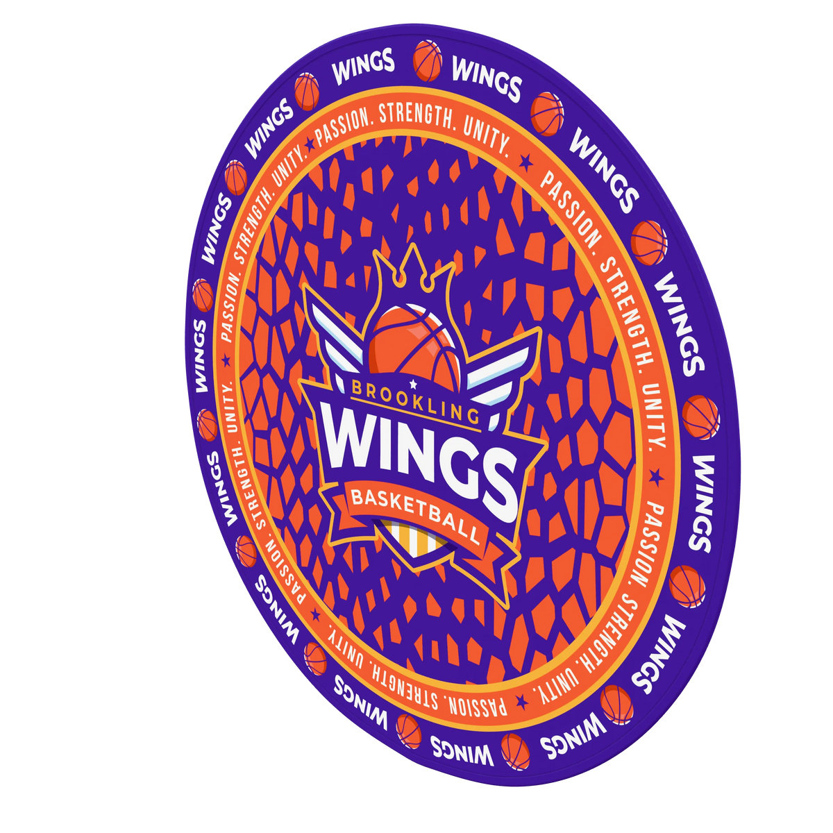 Custom Sublimated Round Blanket — alternate view 1