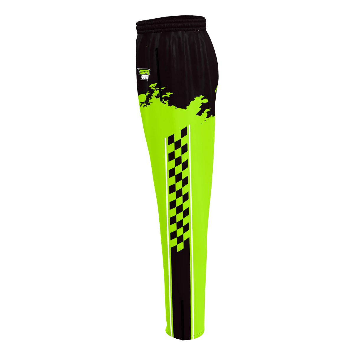 Custom Sublimated Men's Water-Resistant Windbreaker Pants — alternate view 2