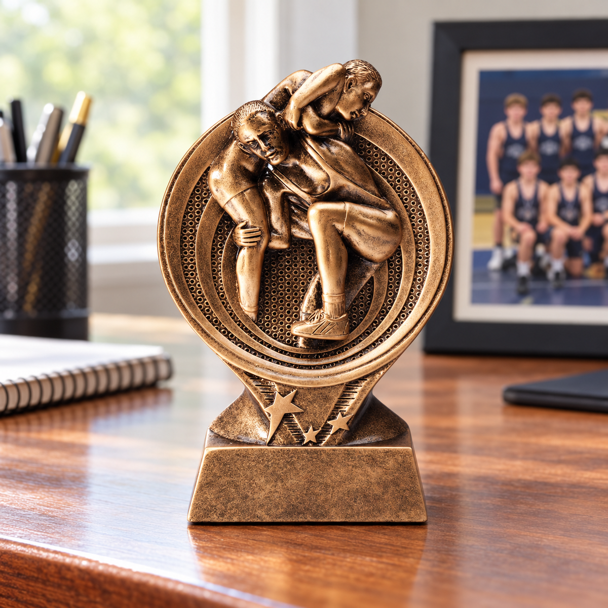 Saturn Resin Awards — realistic lifestyle setting