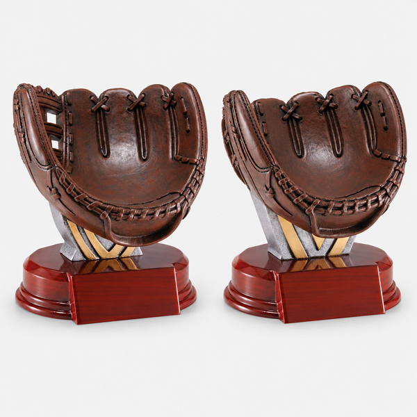 Resin Baseball and Softball Holders — available options on a light studio background