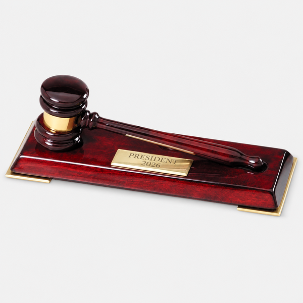 Rosewood Gavel and Stand - Small - variant catalog