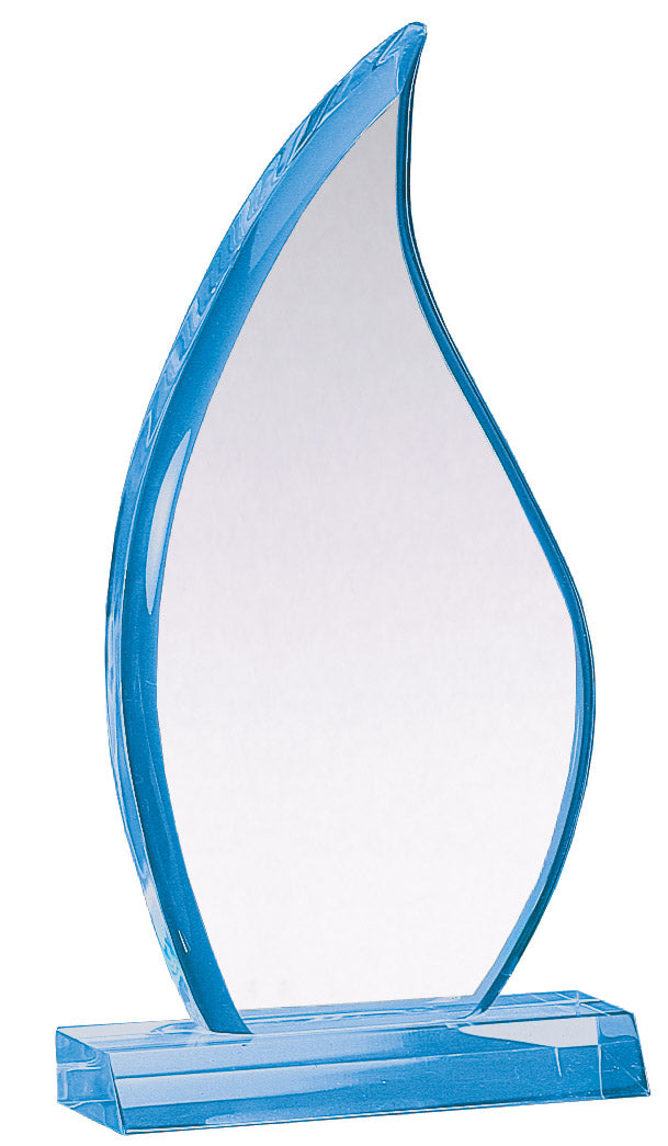 Sapphire Flame Acrylic Award
