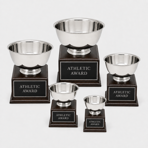 Silver Bowl On Box Base - group catalog