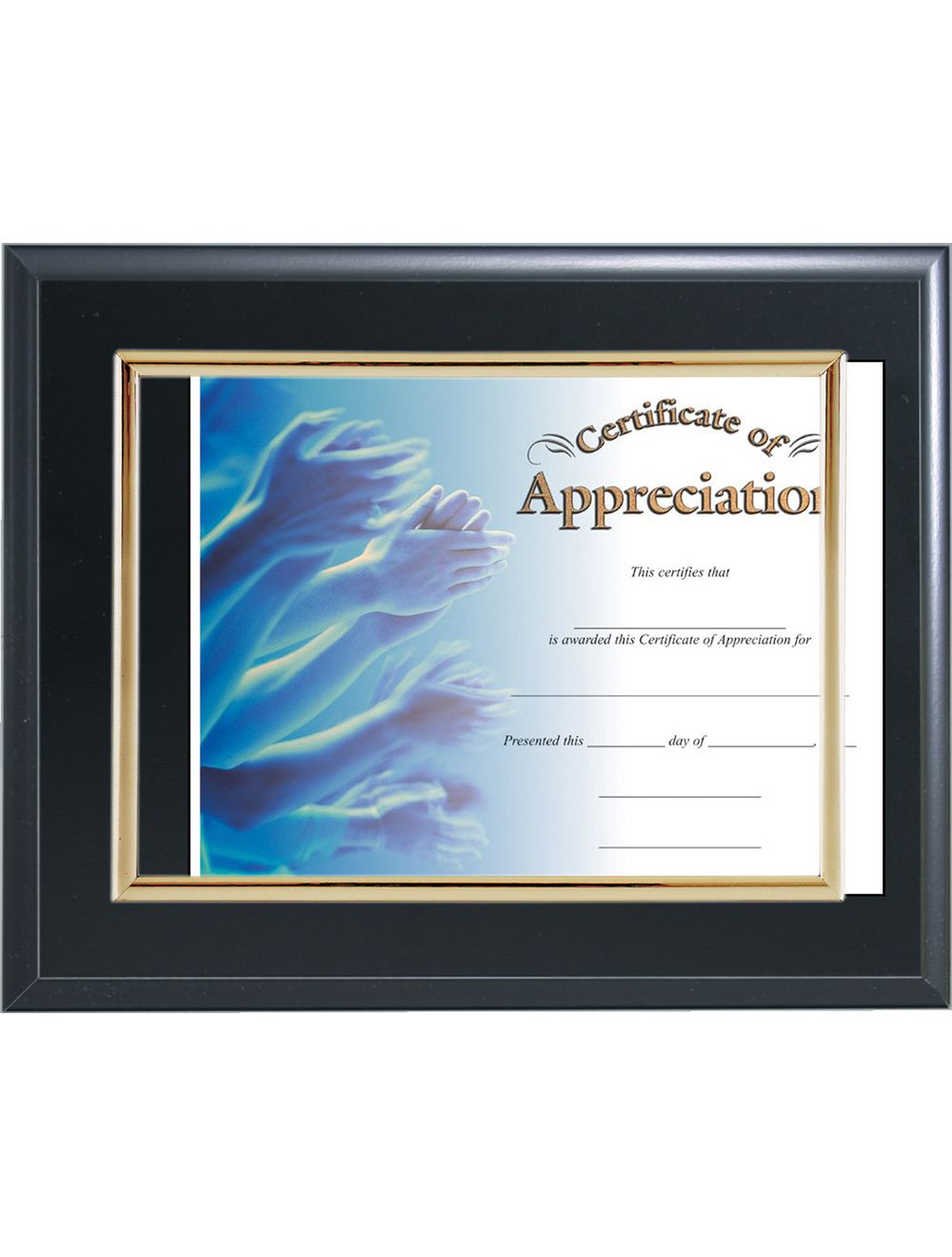 Slide-In Certificate Plaque