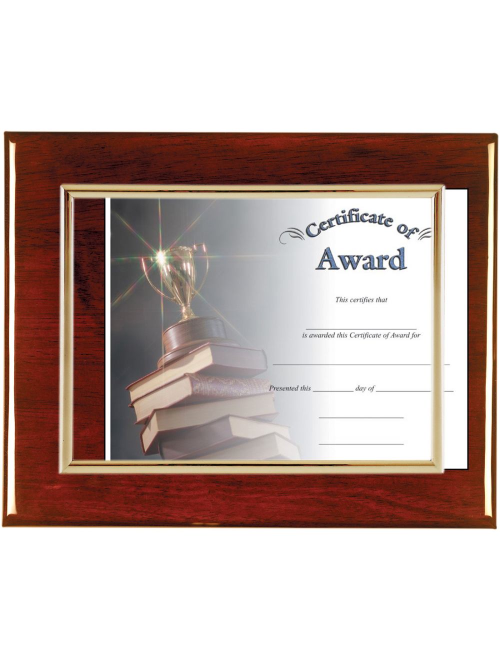 Slide-In Certificate Plaque