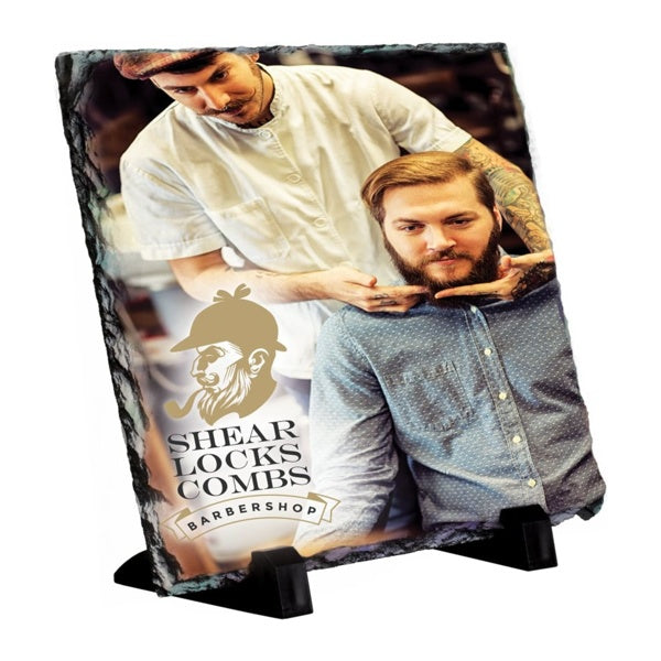 Square Full-Color Photo Stone — 5 1/2" x 5 1/2" Square Gloss