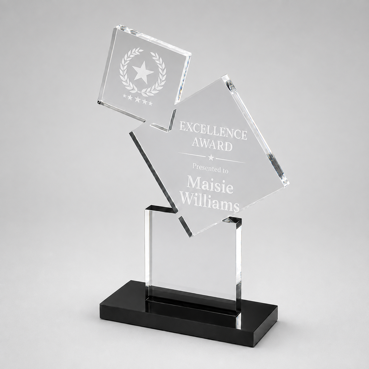 Stacked Block Acrylic Award