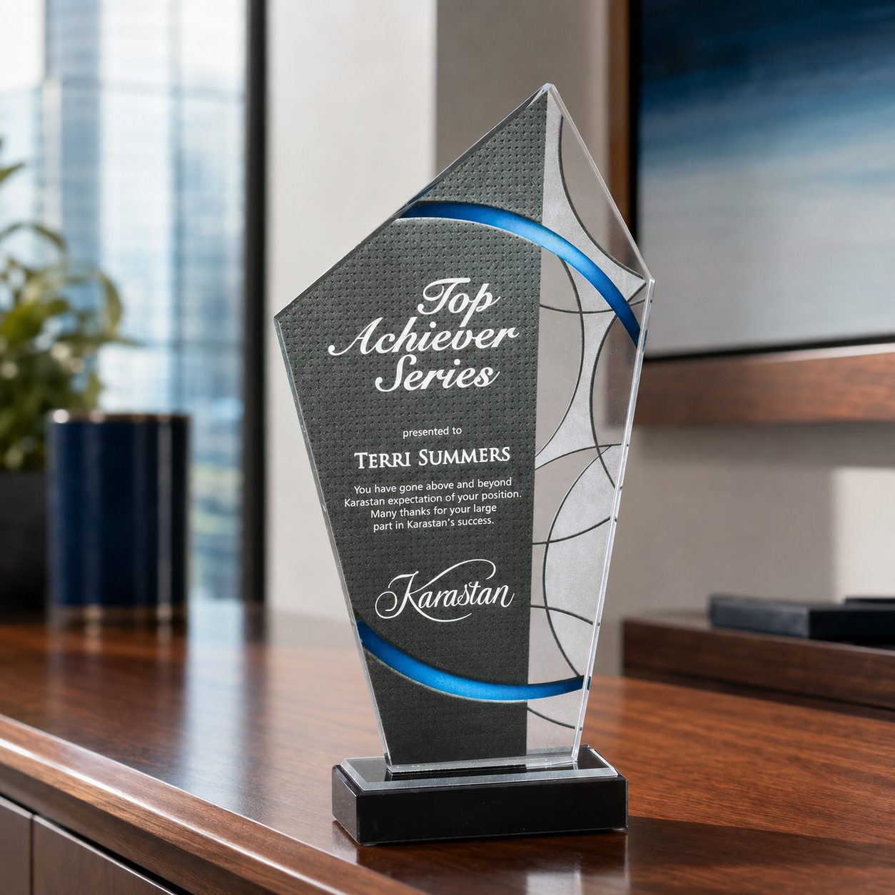 Stained Glass Acrylic Award