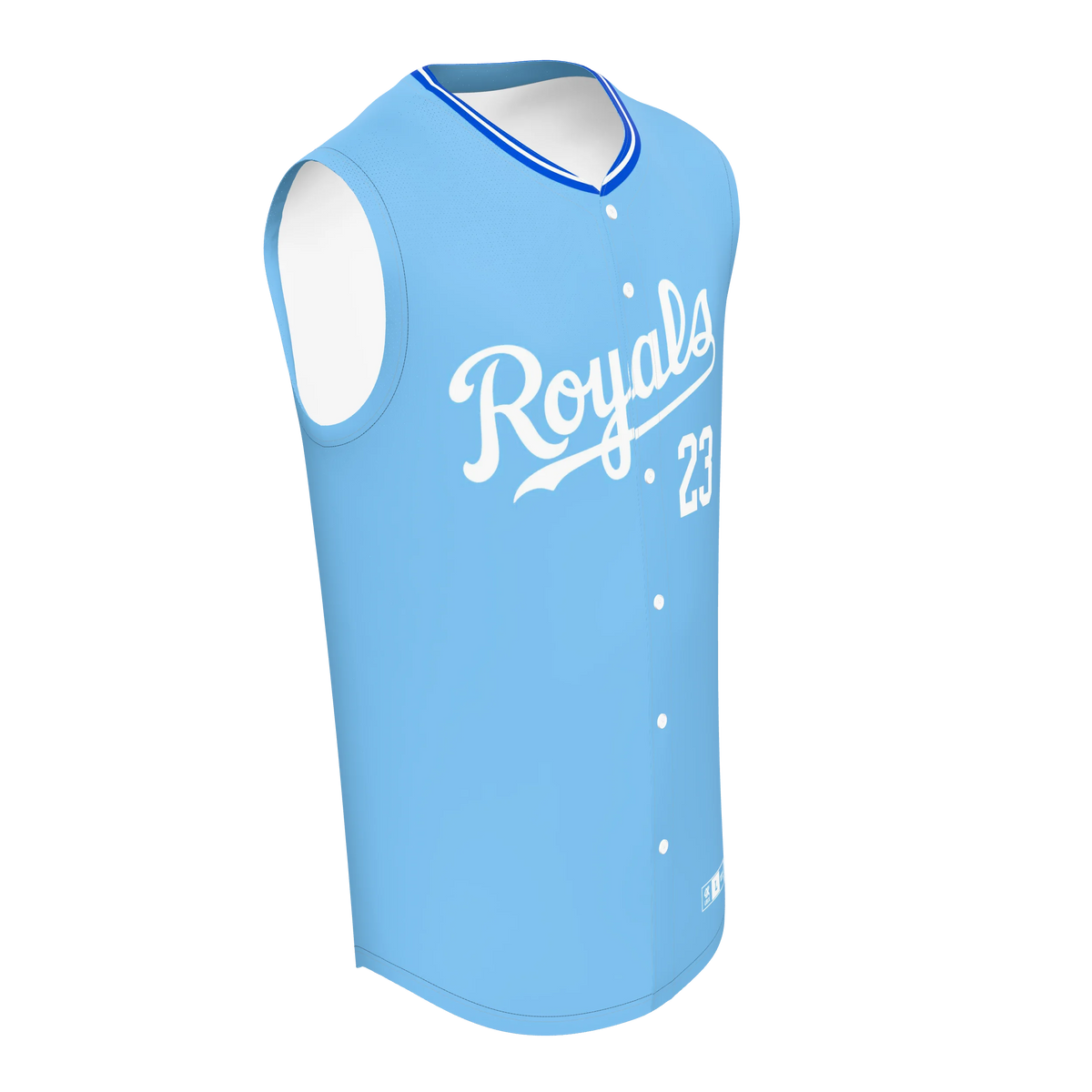 BASEBALL FULL BUTTON SLEEVELESS — supplier view 8