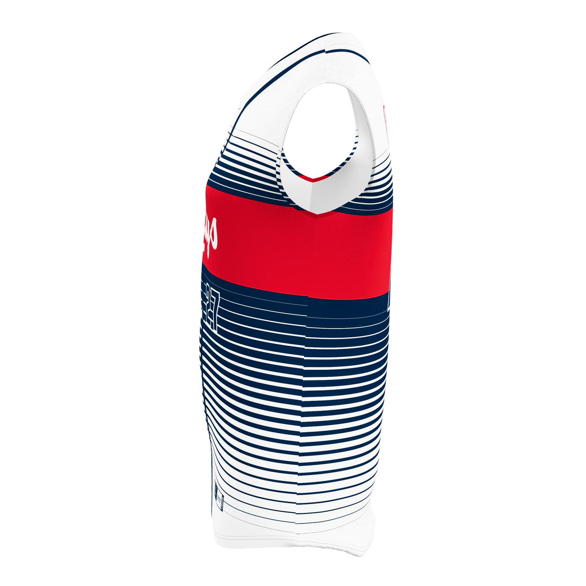 SOFTBALL FULL BUTTON SLEEVELESS — supplier view 3