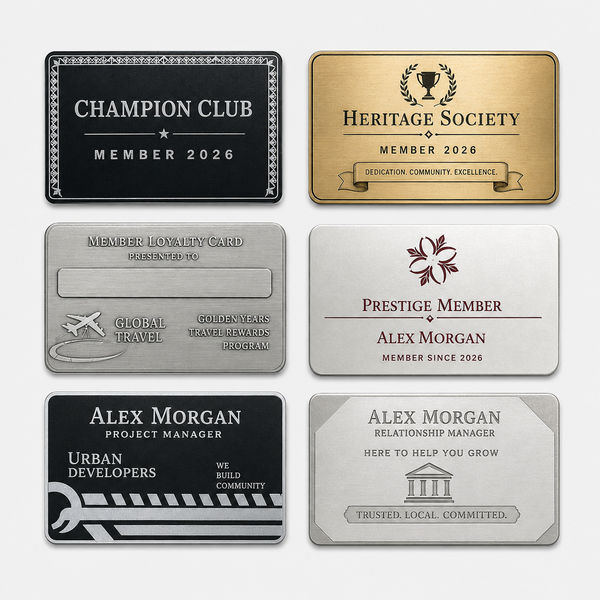 Custom Thin Gauge Metal Signs & Plates - group catalog