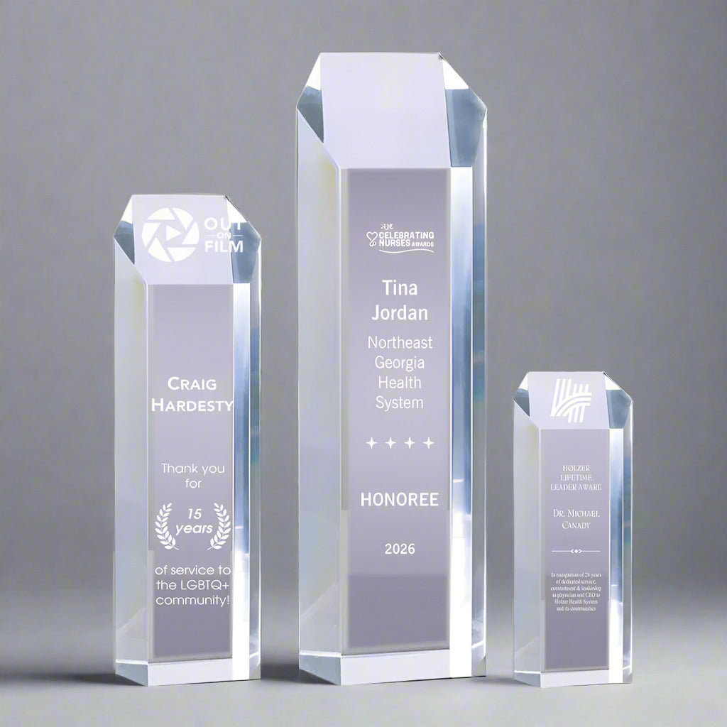 Acrylic Hexagon Tower