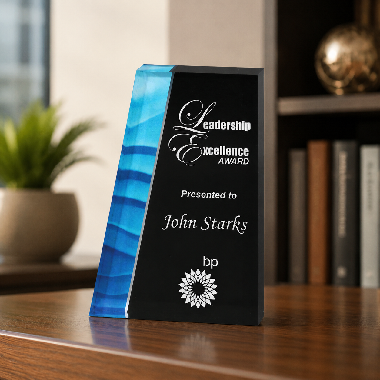 Trapezium Color Acrylic Award