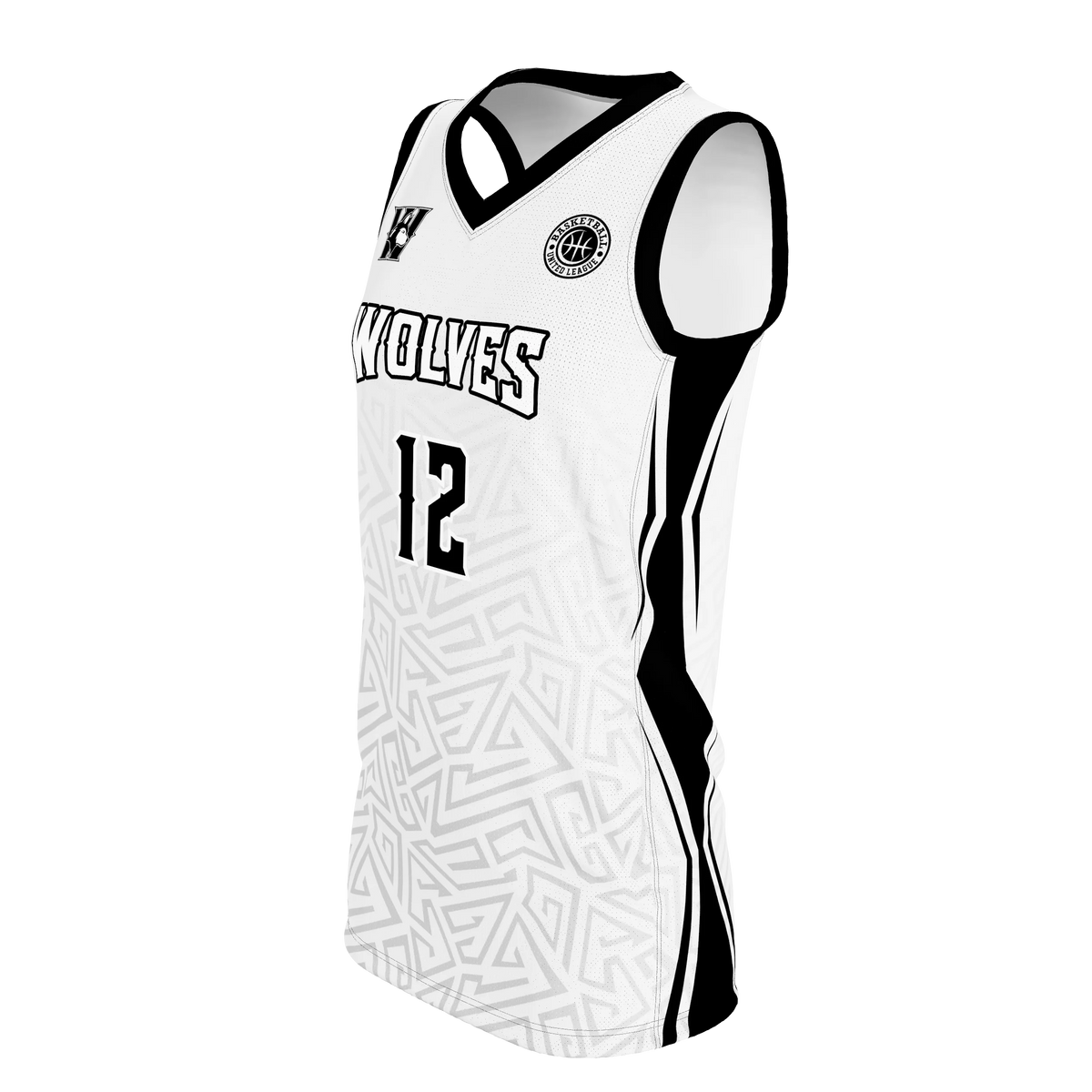 Custom Sublimated Women's V-Neck Basketball Jersey — supplier view 2