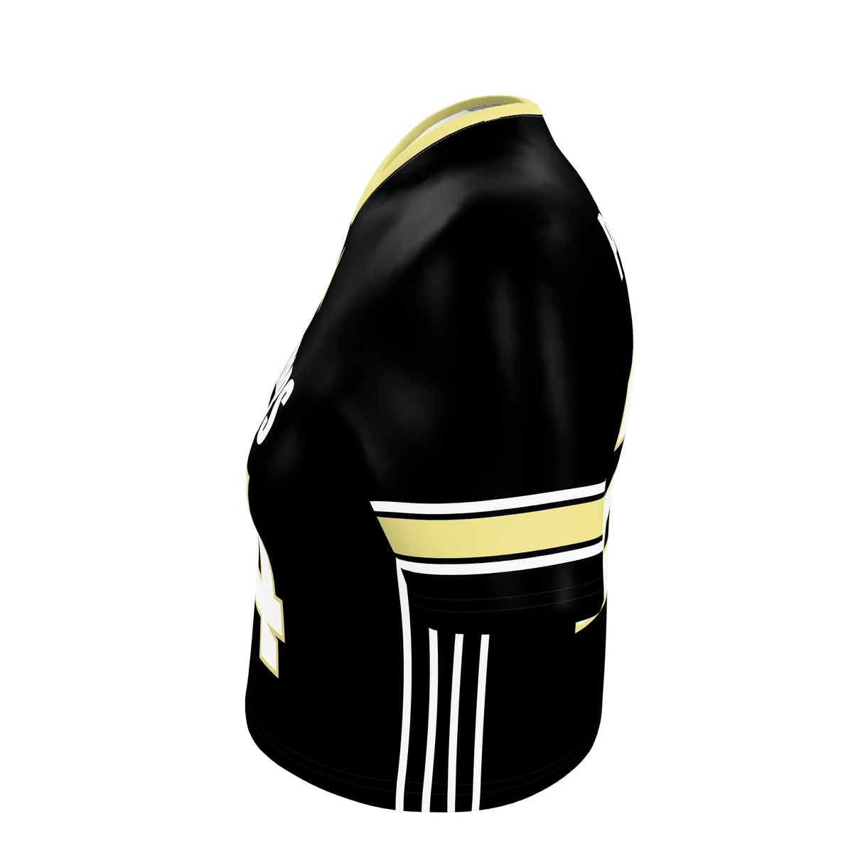 Custom Sublimated Women's Cropped Football Fan Jersey — supplier view 3
