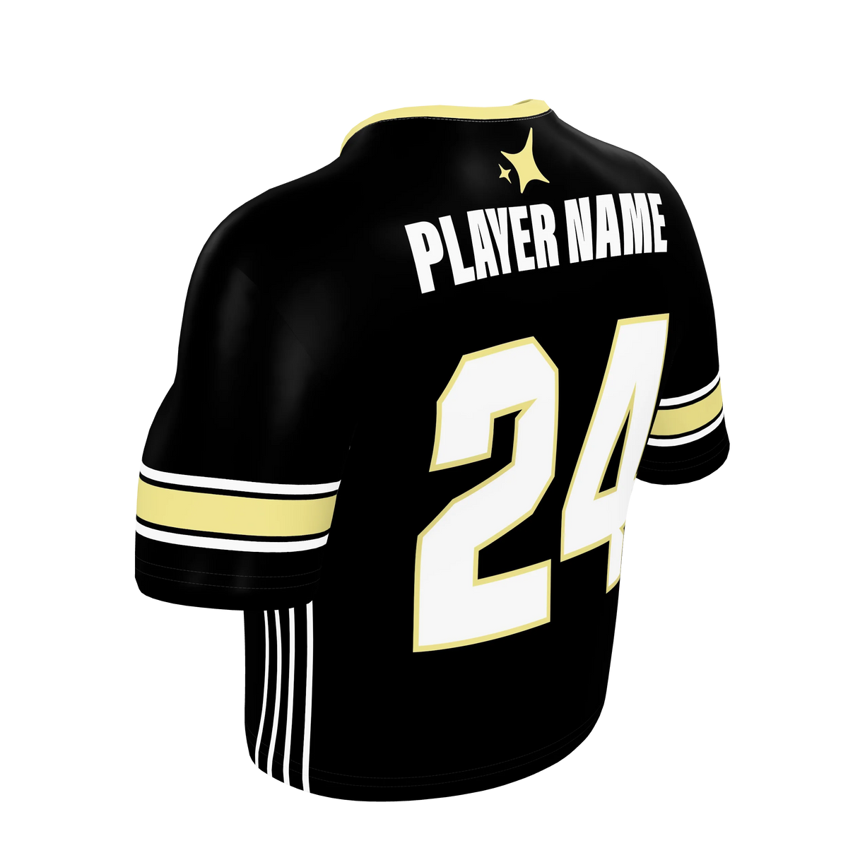 Custom Sublimated Women's Cropped Football Fan Jersey — supplier view 5