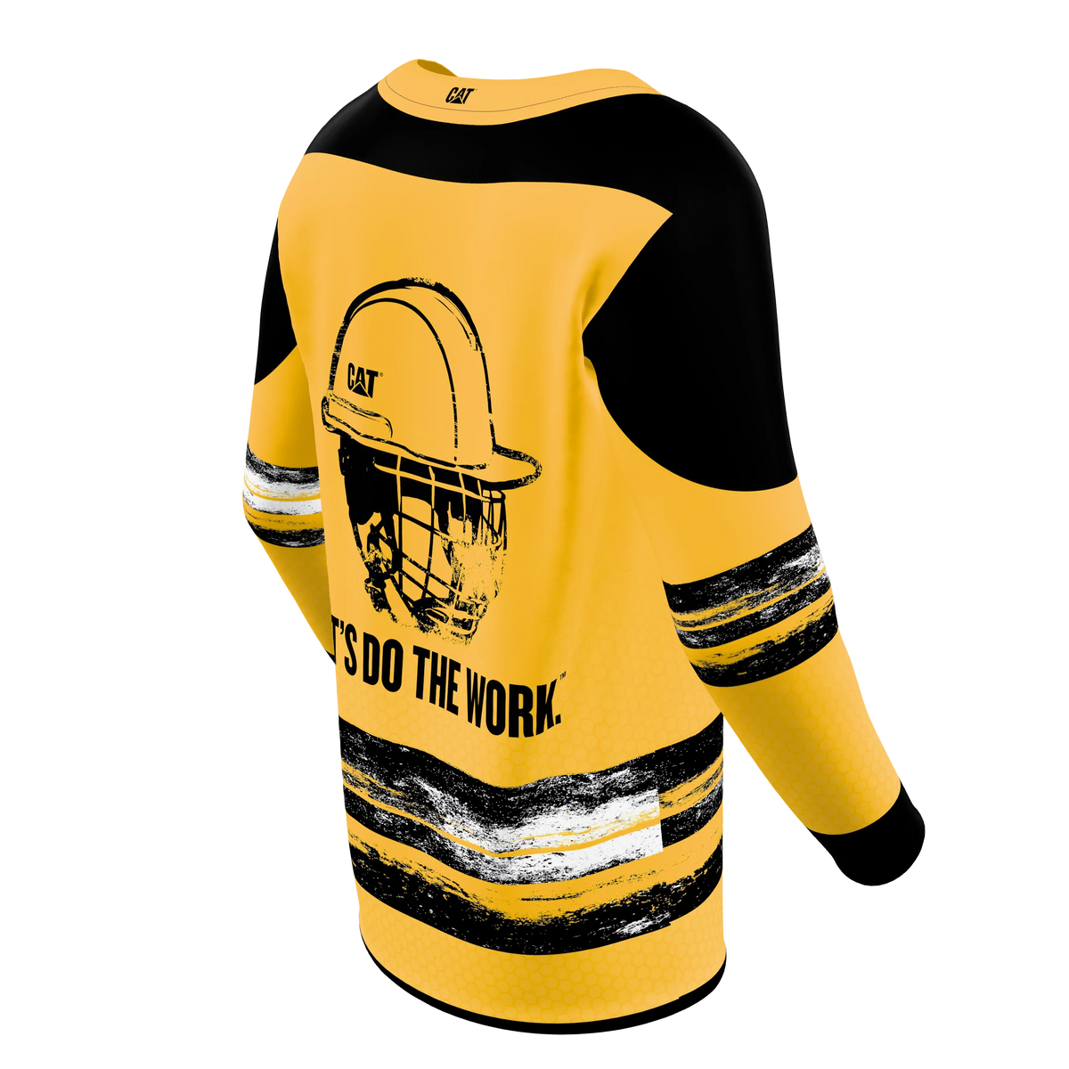 Custom Sublimated Lace-Neck Hockey Fan Jersey — supplier view 6