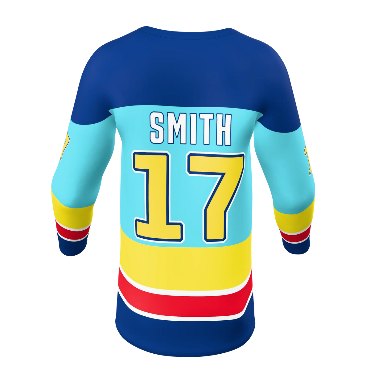 Custom Sublimated V-Neck Hockey Fan Jersey — supplier view 4