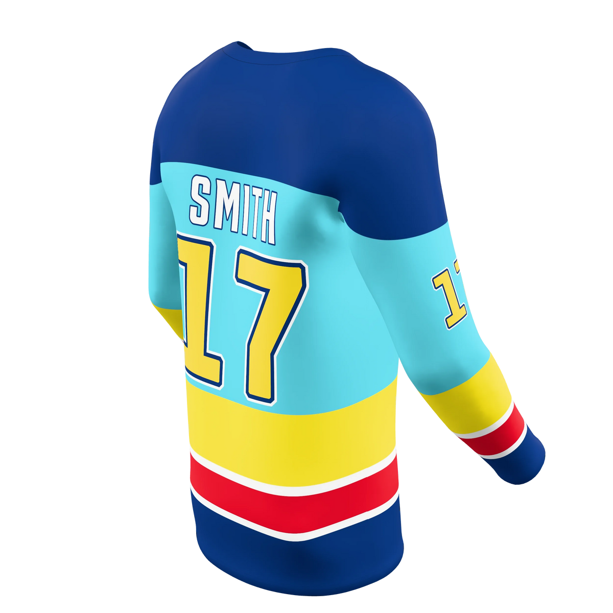 Custom Sublimated V-Neck Hockey Fan Jersey — supplier view 6