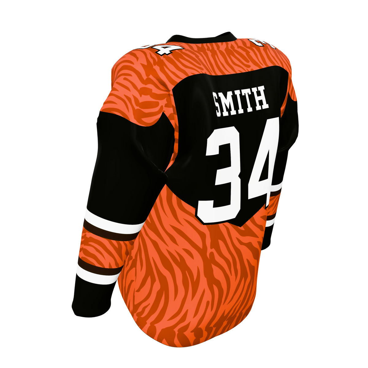 Custom Sublimated V-Neck Hockey Game Jersey — supplier view 5
