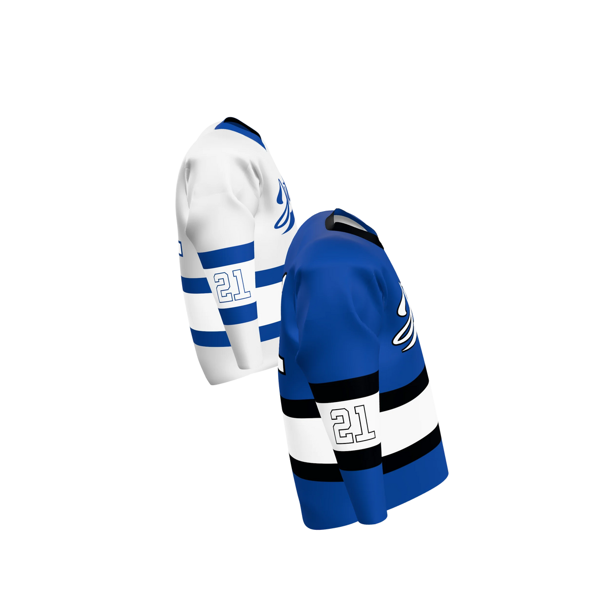 Custom Sublimated Double-Ply Reversible V-Neck Hockey Game Jersey — supplier view 7