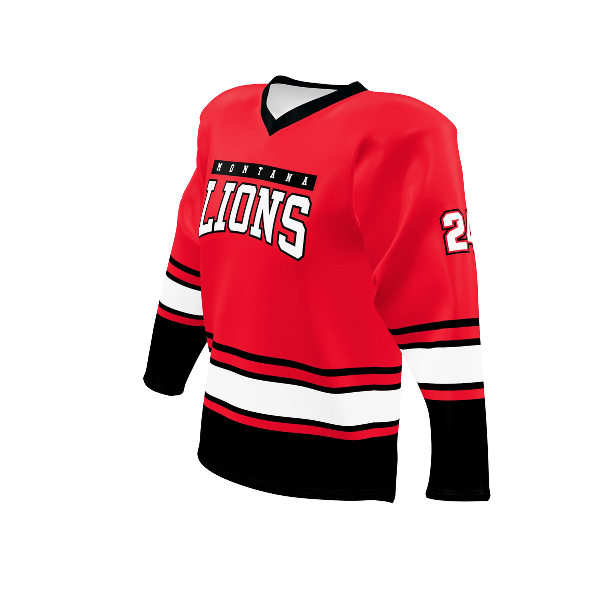 Custom Sublimated Hockey Elite V-Neck Game Jersey — supplier view 2