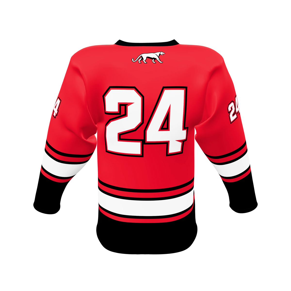 Custom Sublimated Hockey Elite V-Neck Game Jersey — supplier view 5