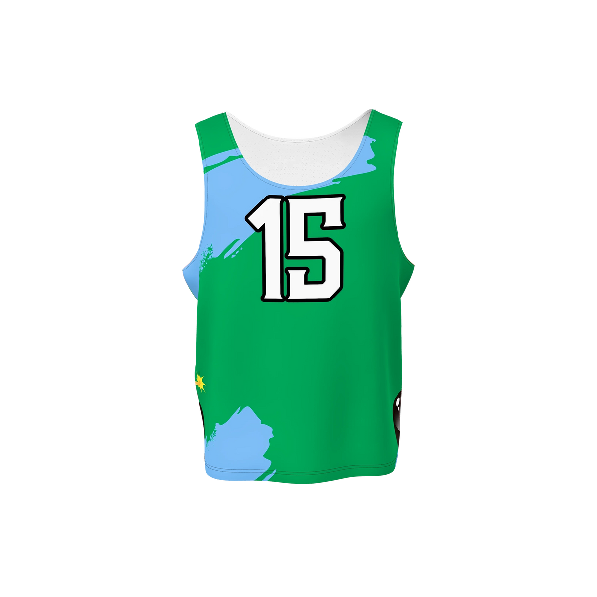 Custom Sublimated Men's Lacrosse Pinnie — supplier view 6