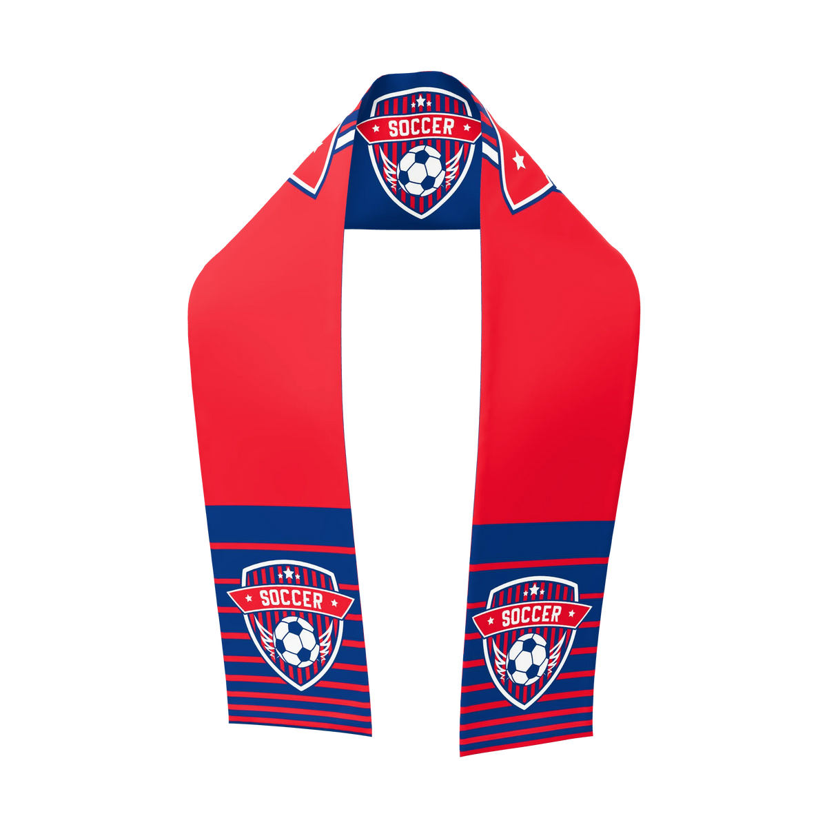 Custom Sublimated Graphic Scarf — supplier view 1