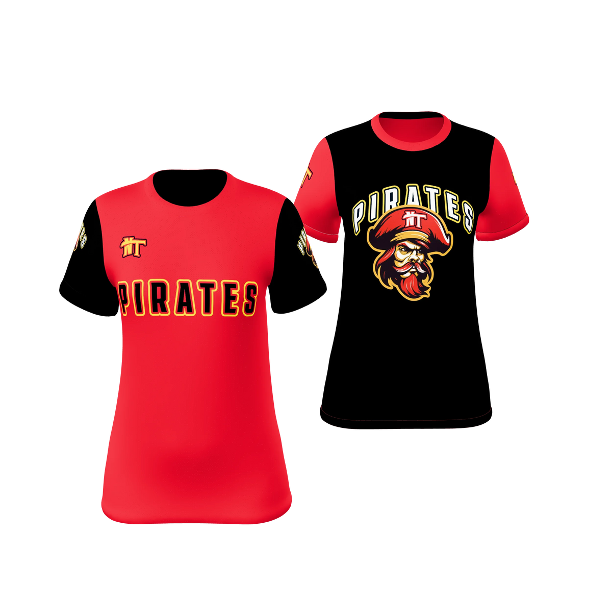 Custom Sublimated Women's Single-Ply Reversible Crew Neck T-Shirt — supplier view 1