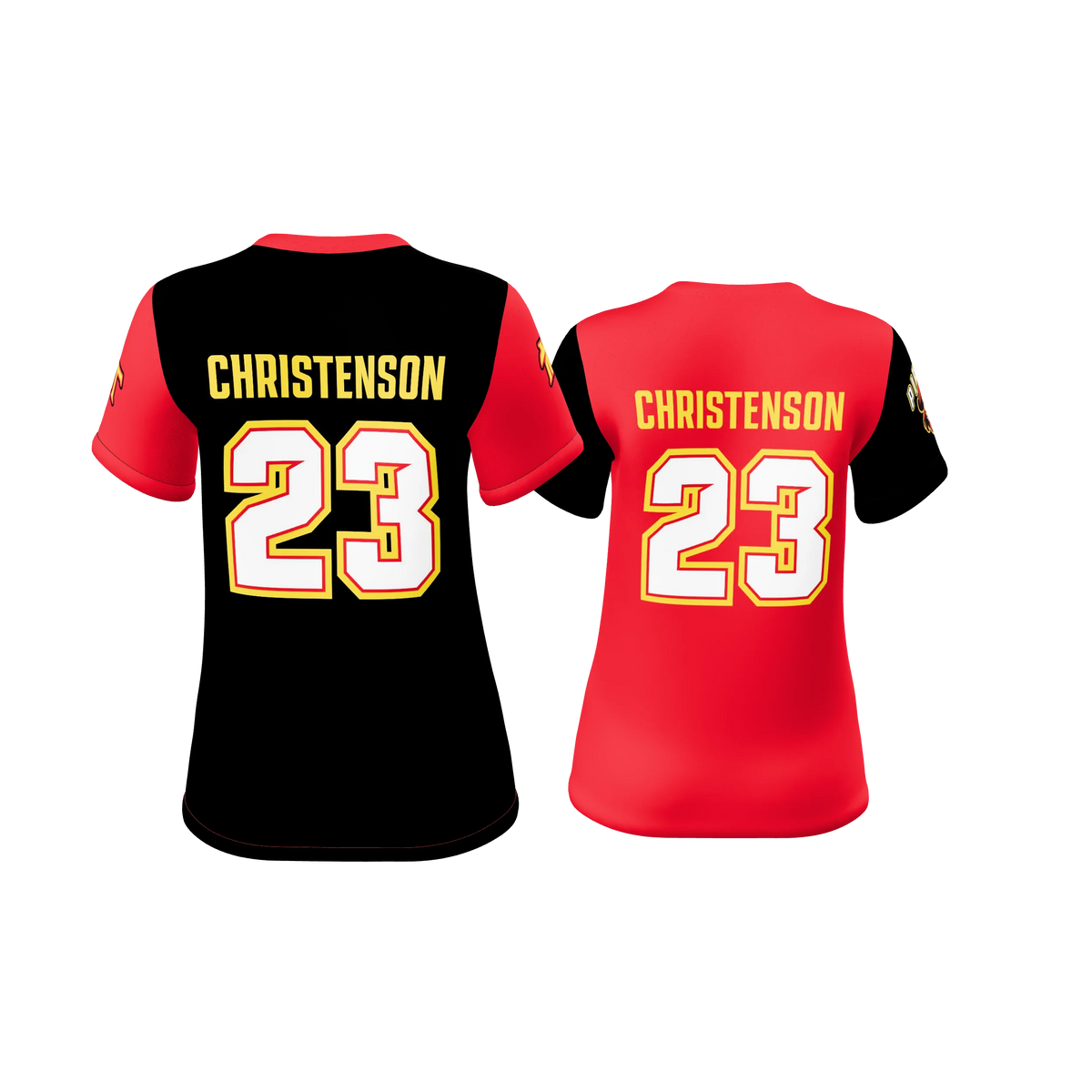 Custom Sublimated Women's Single-Ply Reversible Crew Neck T-Shirt — supplier view 4