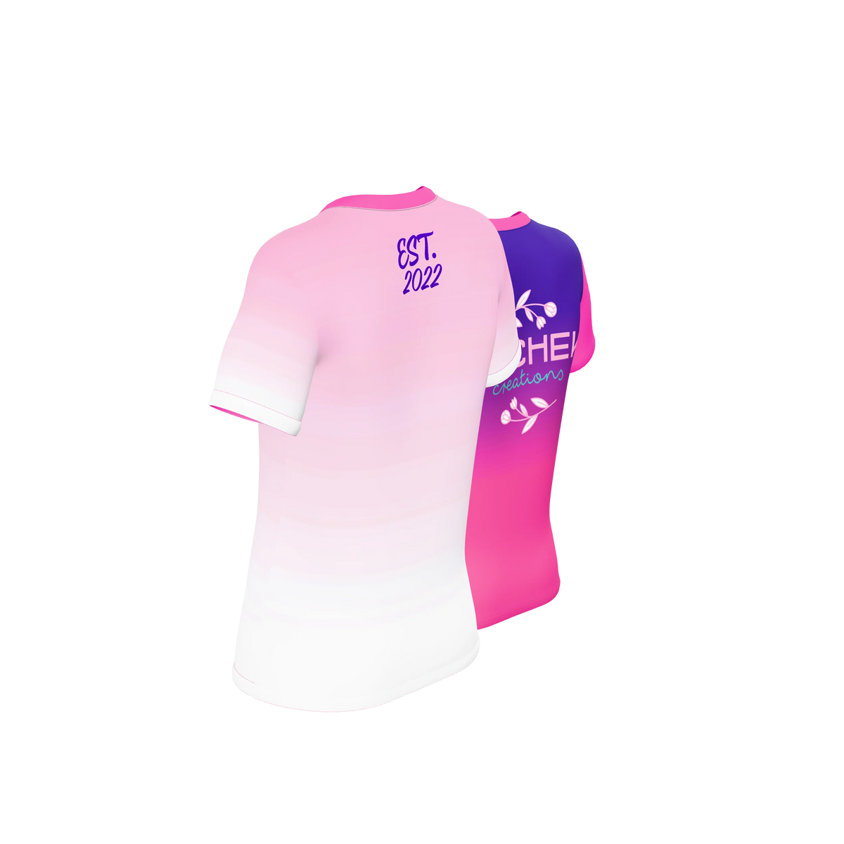 Custom Sublimated Women's Single-Ply Reversible V-Neck T-Shirt — supplier view 5