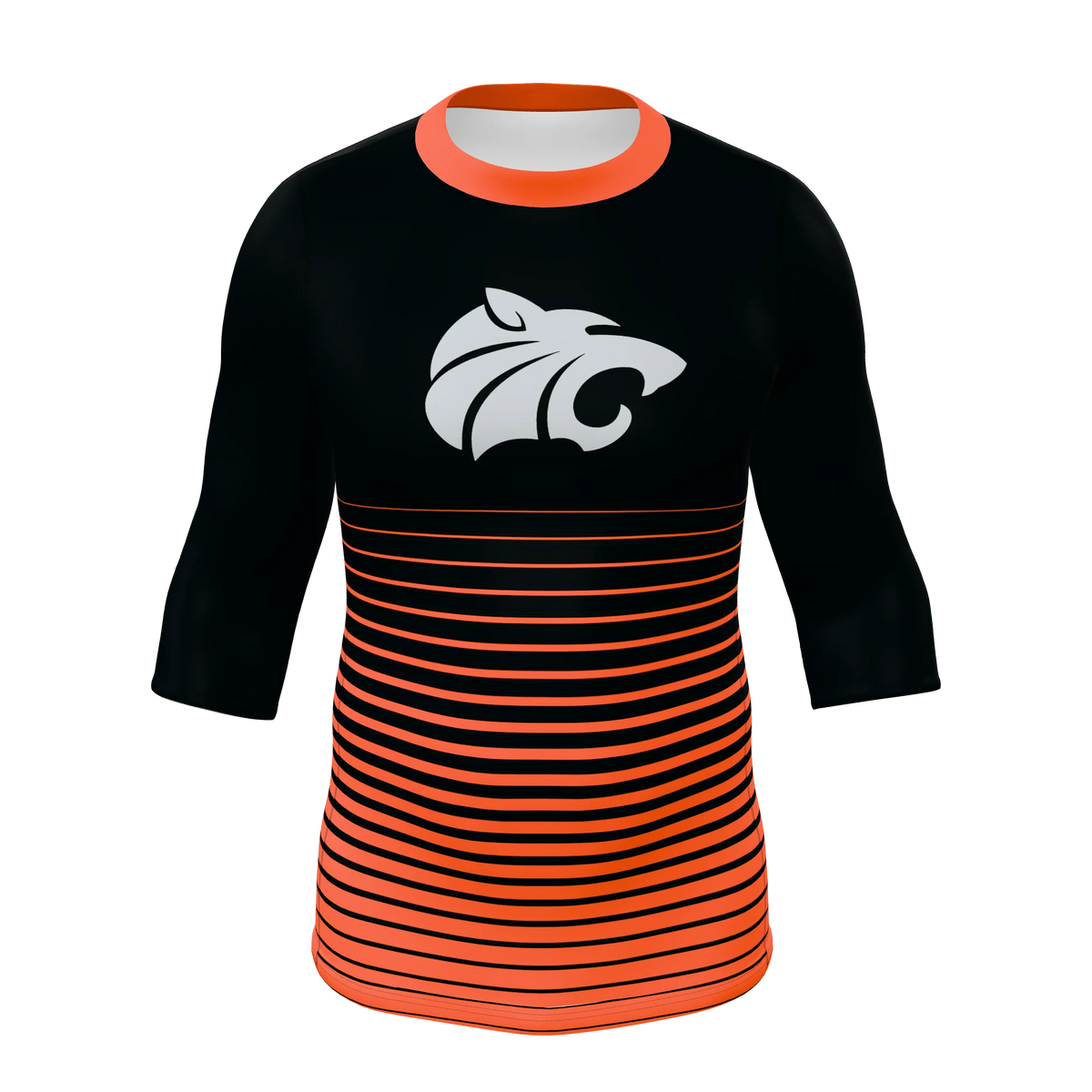 Custom Sublimated Men's Mid-Sleeve Base-Layer Top — supplier view 1