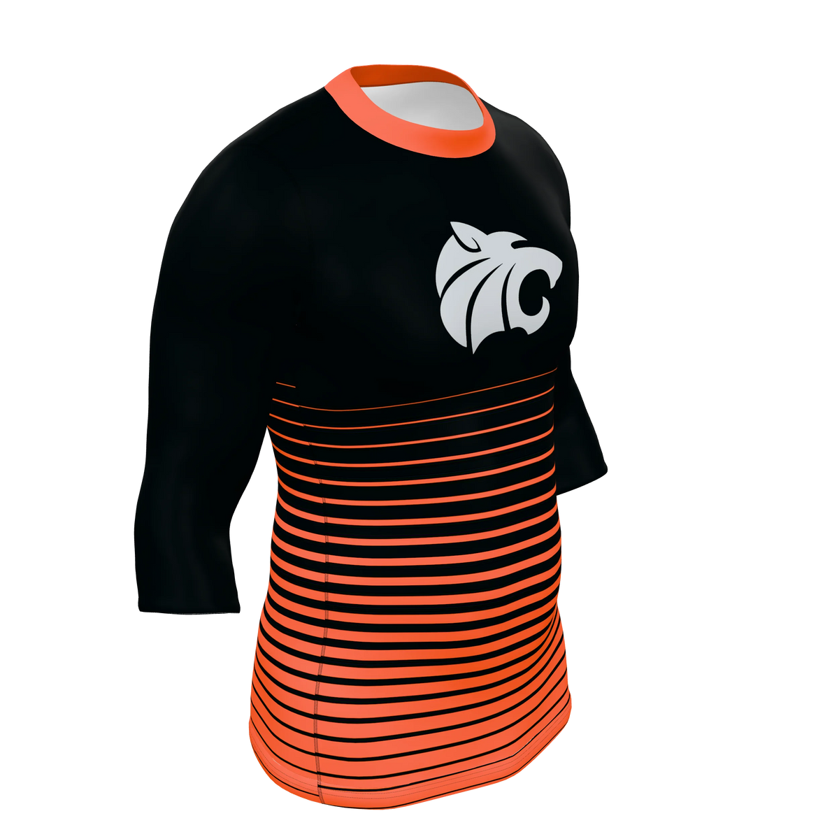 Custom Sublimated Men's Mid-Sleeve Base-Layer Top — supplier view 8