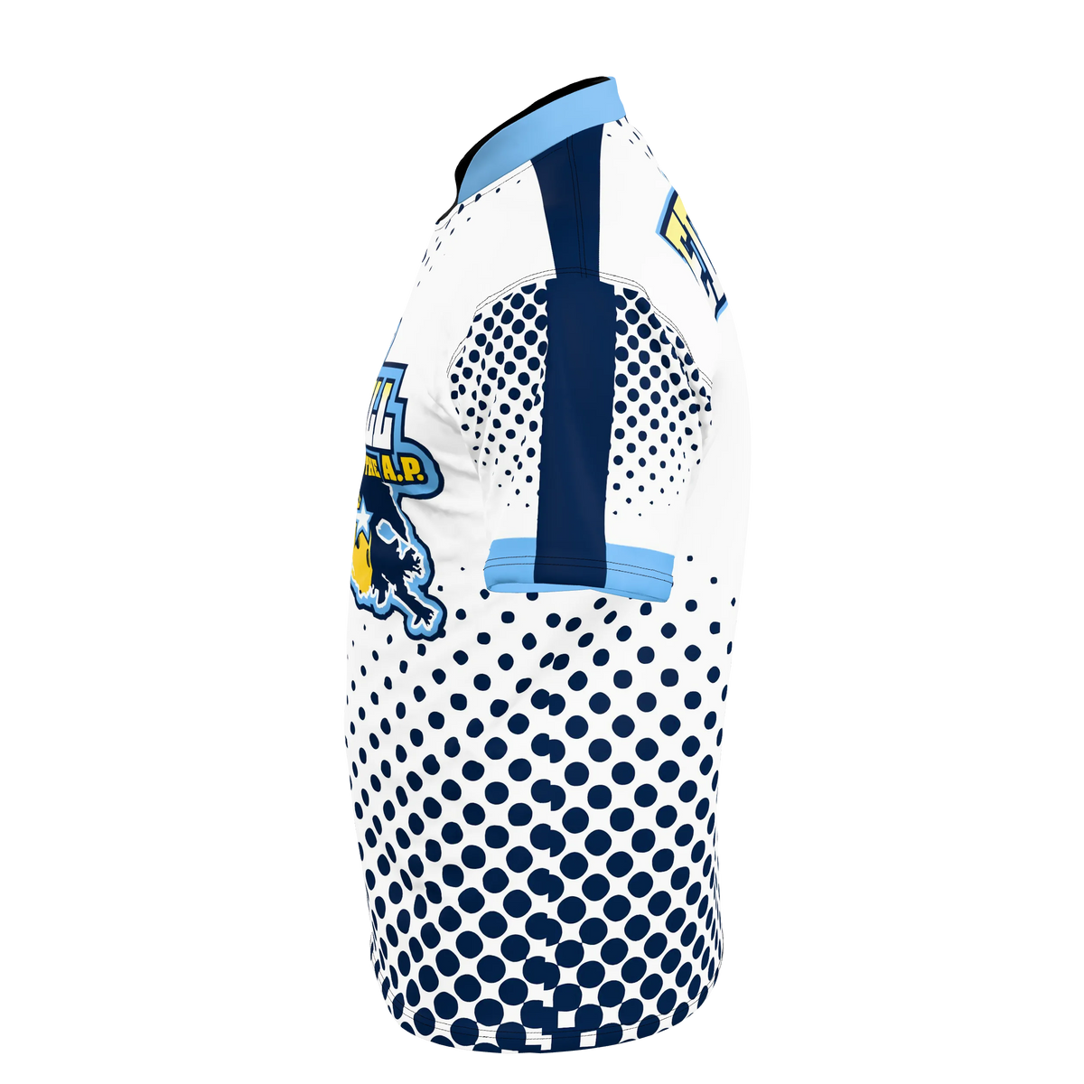 Custom Sublimated Men's Short Sleeve Sport Collar Shirt — supplier view 3