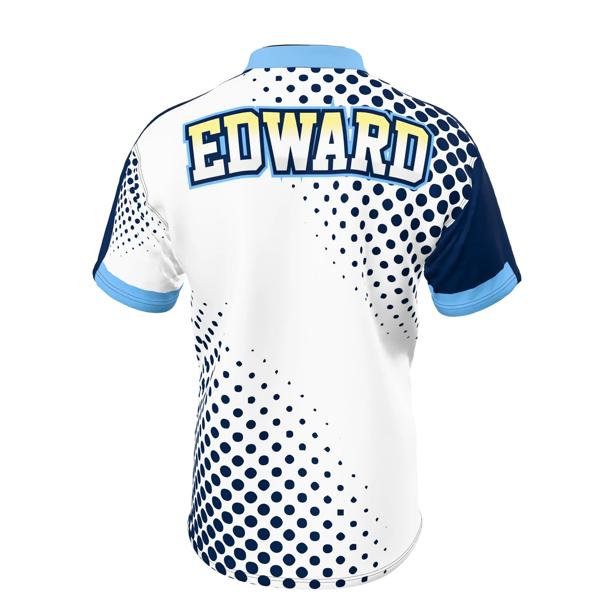 Custom Sublimated Men's Short Sleeve Sport Collar Shirt — supplier view 4