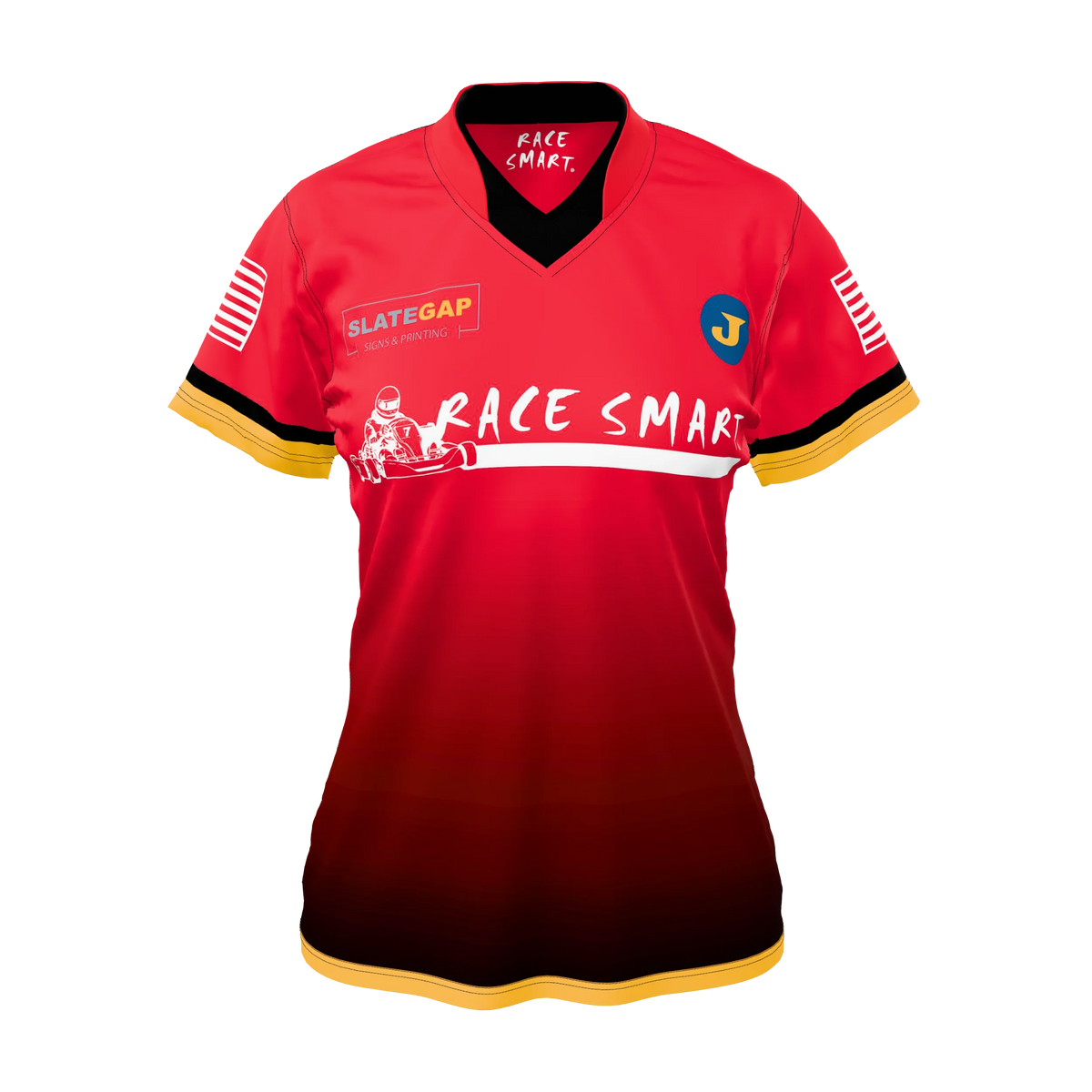 Custom Sublimated Women's Short Sleeve Sport Collar Shirt — supplier view 1
