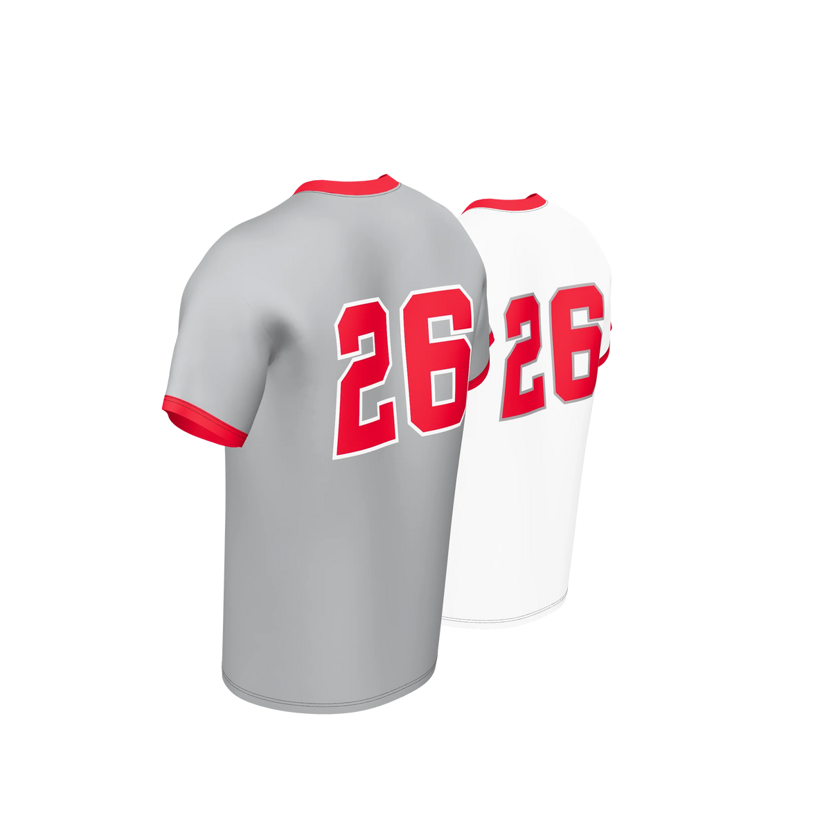 Custom Sublimated Men's Double-Ply Reversible V-Neck Soccer Jersey — supplier view 5