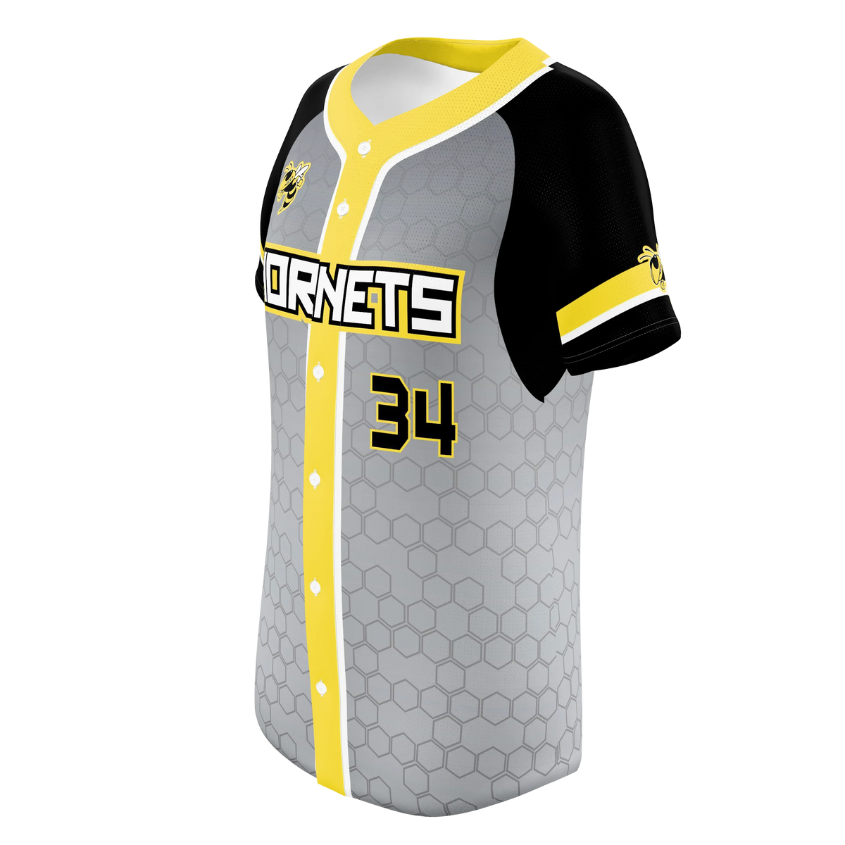 Custom Sublimated Women's Full-Button Softball Jersey — supplier view 2
