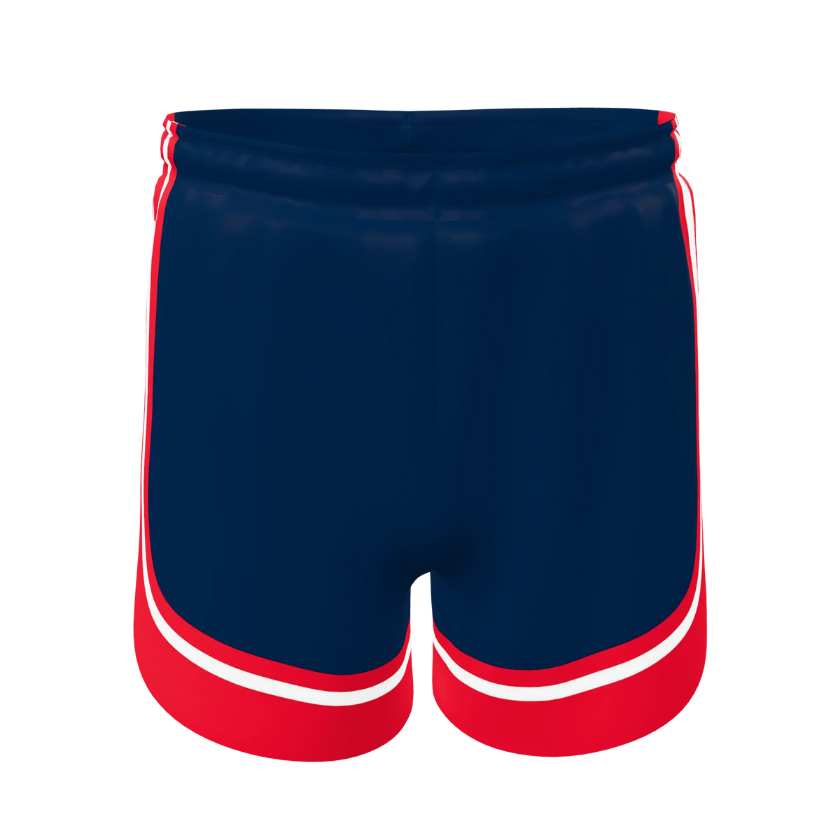 Custom Sublimated Men's 5-Inch Split Track Shorts with Brief Liner — supplier view 1