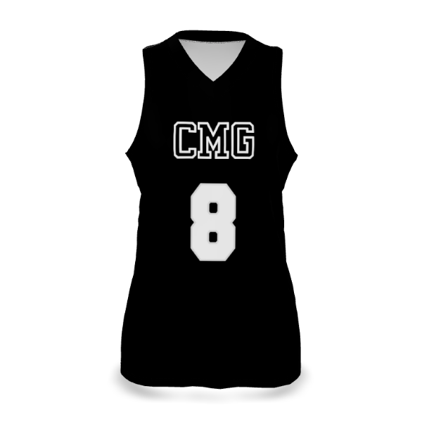 Custom Sublimated Women's V-Neck Volleyball Jersey — supplier view 1